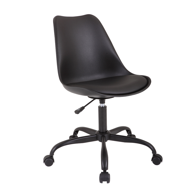 Chaise de bureau roulante noire  L'Incroyable